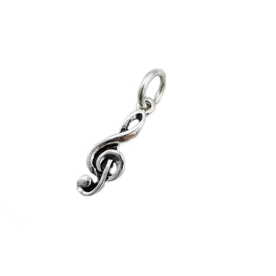 Round Seal Custom Year Stainless Steel Heart Bead Charm Music Clef 